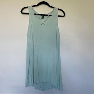 Forever 21 Mint Green Light Flowy Summer Dress